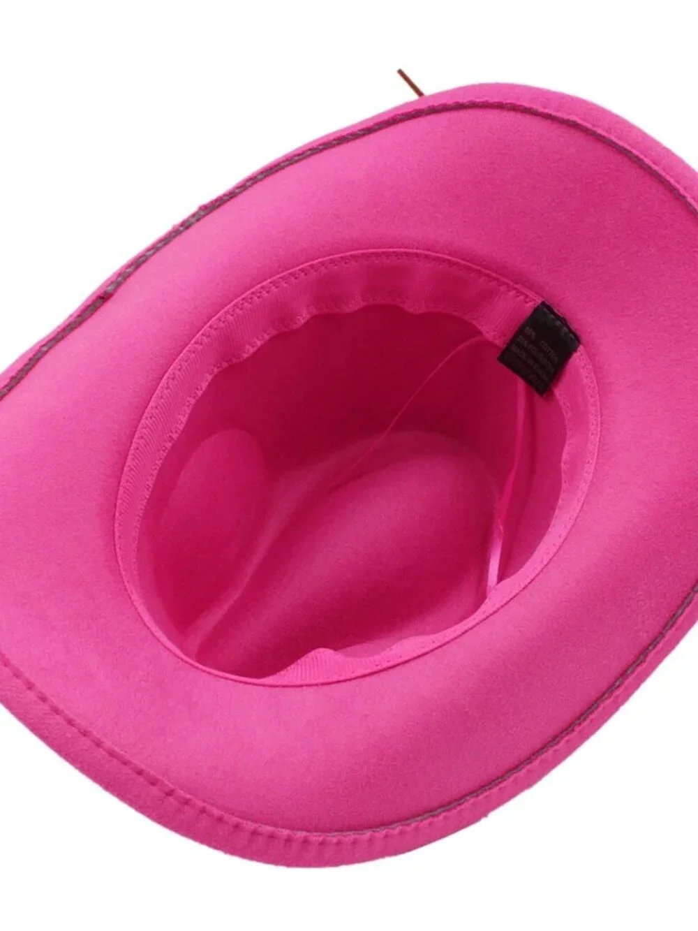Hot Pink Western Cowboy Hat Wide Brim Ranch Rodeo Cowgirl Festival Boho Hat